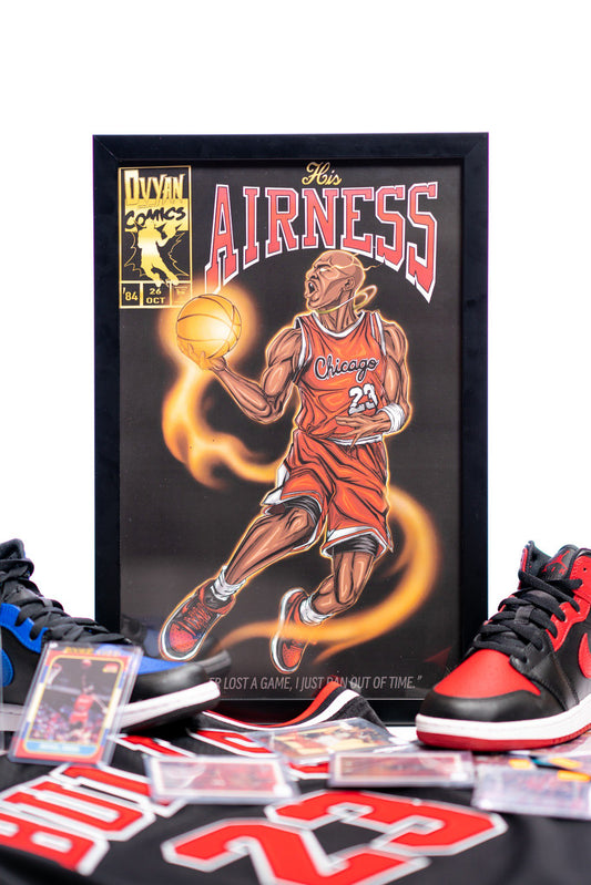 Jordan "His Airness" Comic Book Edition
